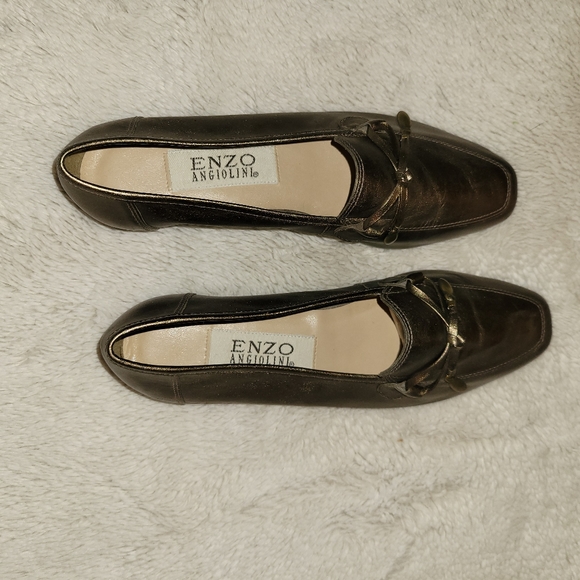 Enzo Angiolini Linear Metallic Bronze Shoes - NEW - Picture 5 of 8